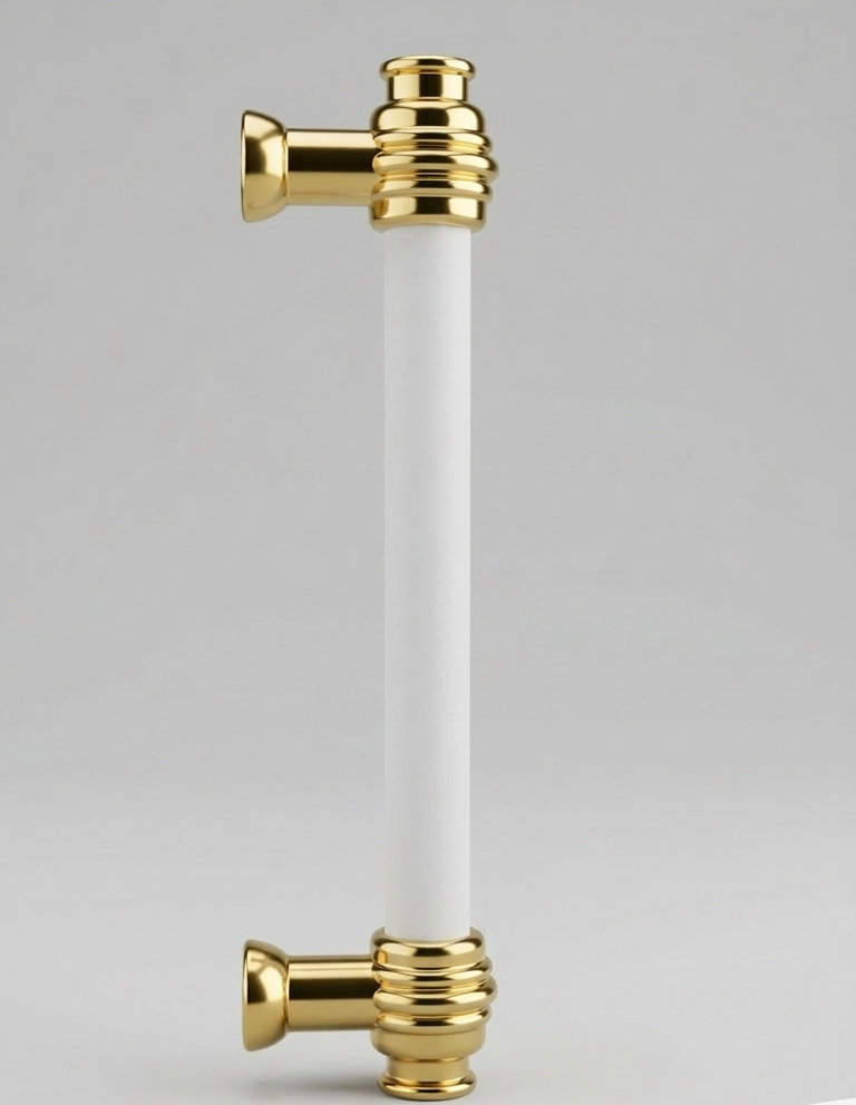 Robustline White Cupboard Handles & Knobs Cupboard Handles Handle Italya 1257 Cabinet Furniture Knob